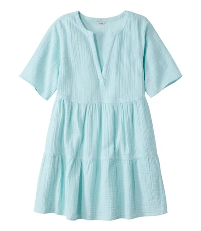 Women's Cloud Gauze Cover-Up Tiered Dress