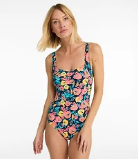 Women's Shaping Swimwear, Sweetheart Tanksuit Print