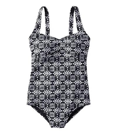 Women's Shaping Swimwear, Sweetheart Tanksuit Print