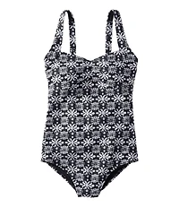 Women's Shaping Swimwear, Sweetheart Tanksuit Print