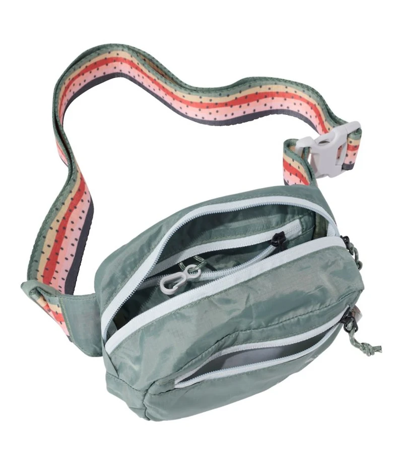 L.L.Bean Stowaway Waist Pack, Print Strap
