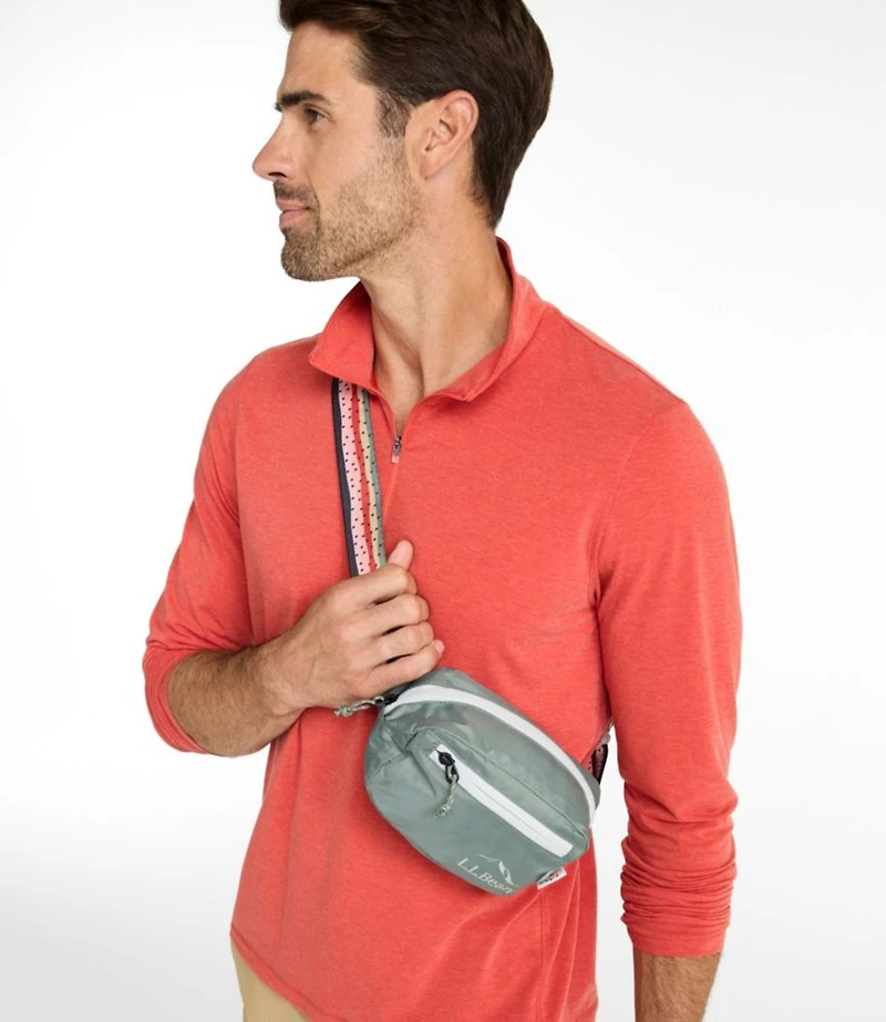 L.L.Bean Stowaway Waist Pack, Print Strap