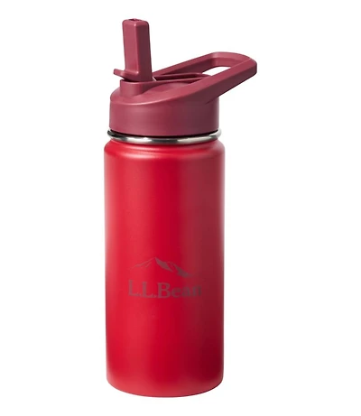Bean Canteen Insulated Straw Water Bottle, 16 oz.
