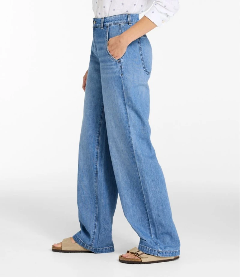Women's 207 Vintage Lightweight Jeans, Mid-Rise Wide-Leg