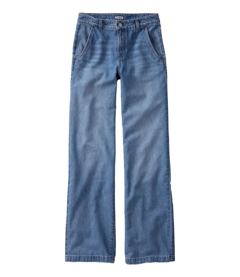 Women's 207 Vintage Lightweight Jeans, Mid-Rise Wide-Leg