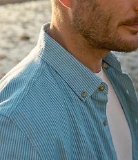 Men's Sunwashed Oxford Shirt, Slightly Fitted Untucked Fit