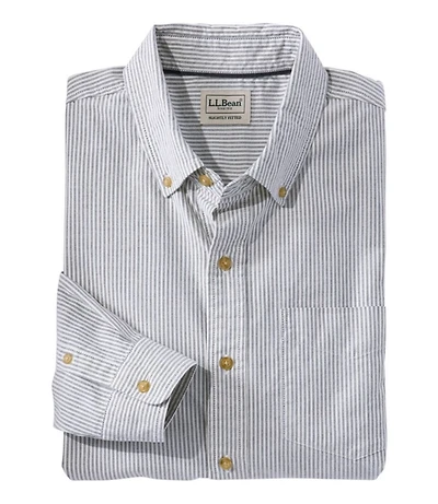 Men's Sunwashed Oxford Shirt, Slightly Fitted Untucked Fit