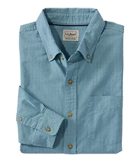 Men's Sunwashed Oxford Shirt, Slightly Fitted Untucked Fit