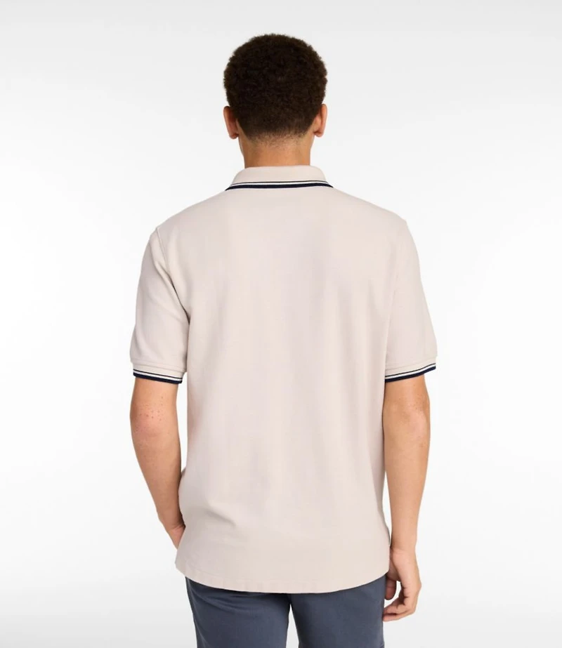Men's Premium Double L® Polo, Banded Short-Sleeve, Tipped