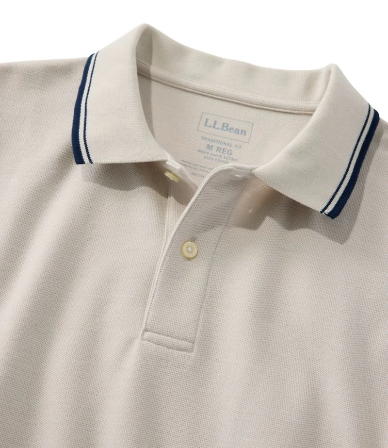 Men's Premium Double L® Polo, Banded Short-Sleeve, Tipped