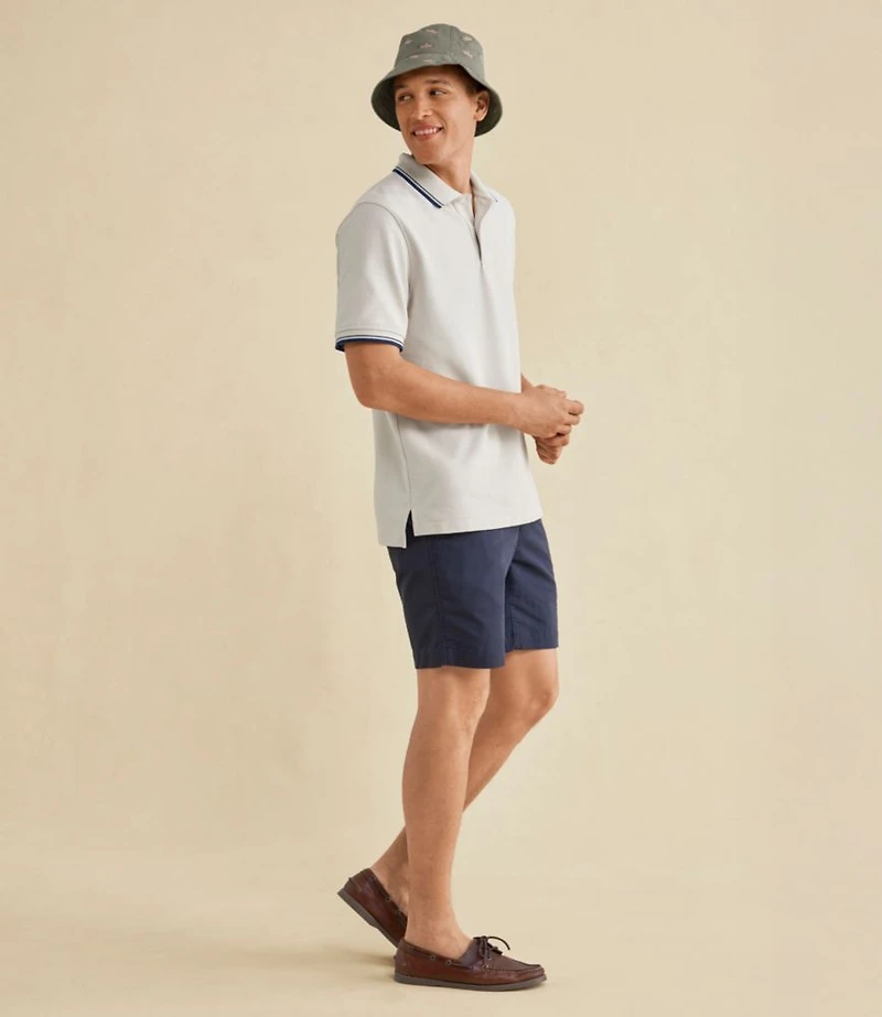 Men's Premium Double L® Polo, Banded Short-Sleeve, Tipped