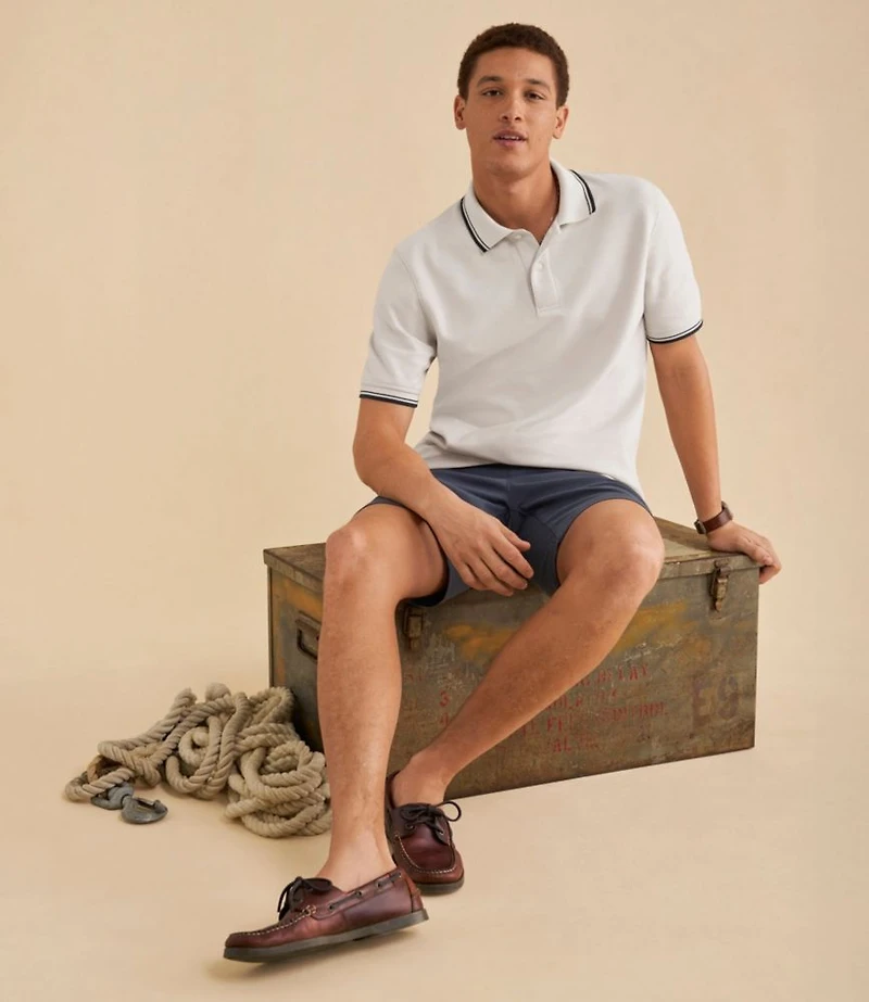 Men's Premium Double L® Polo, Banded Short-Sleeve, Tipped