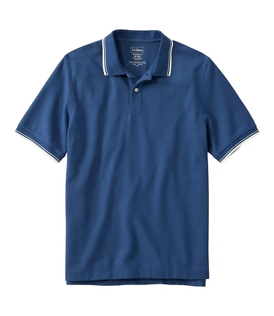 Men's Premium Double L® Polo, Banded Short-Sleeve, Tipped