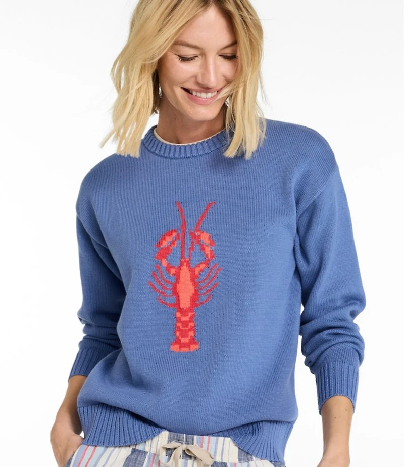 Women's The Original Double L® Sweater, Novelty Crewneck