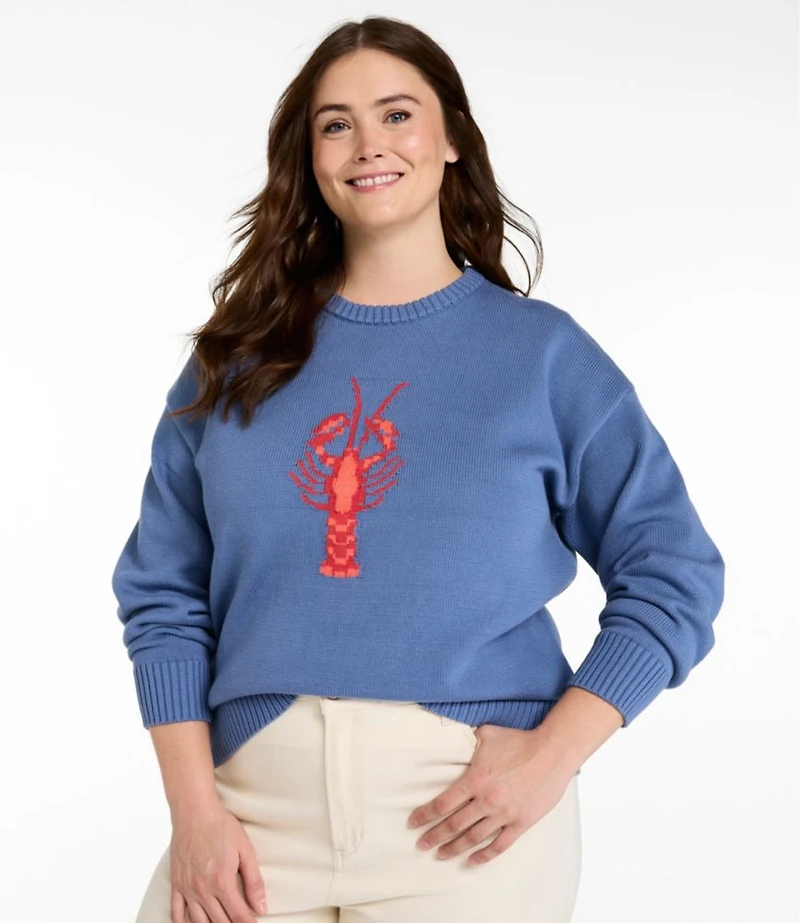 Women's The Original Double L® Sweater, Novelty Crewneck
