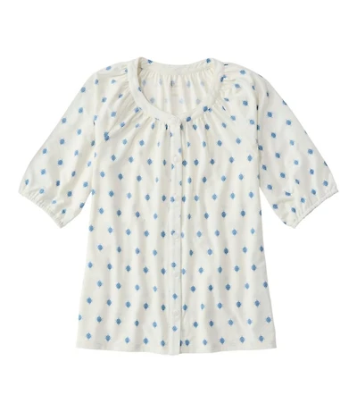 Women's Camden Hills Tee, Elbow-Sleeve Button-Front Shirt Print