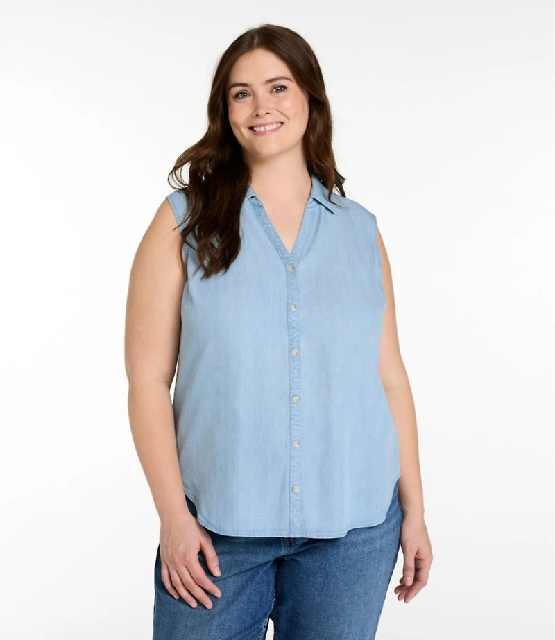 Women's Soft-Washed Sleeveless Shirt