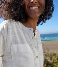 Women's L.L.Bean Day Breeze Shirt, Short-Sleeve Popover