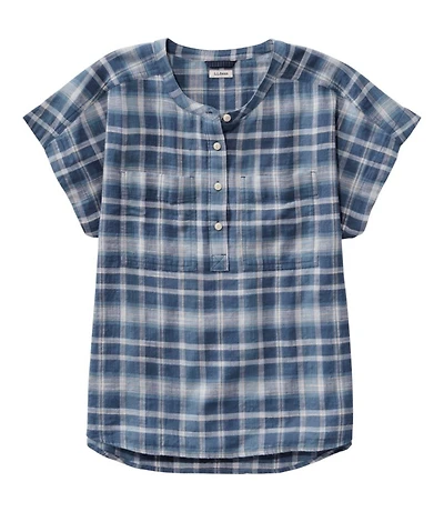 Women's L.L.Bean Day Breeze Shirt, Short-Sleeve Popover