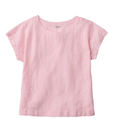 Women's Premium Washable Linen Shirt, Short-Sleeve