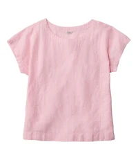 Women's Premium Washable Linen Shirt, Short-Sleeve