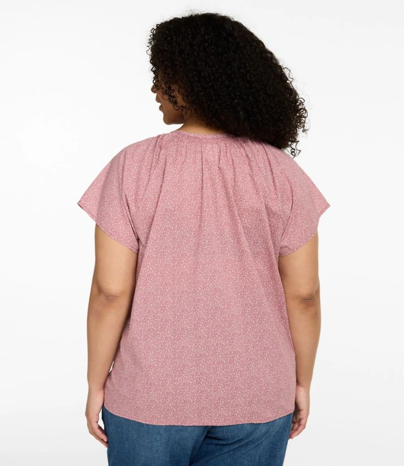 Women's Whisperweight Poplin Shirt, Short-Sleeve