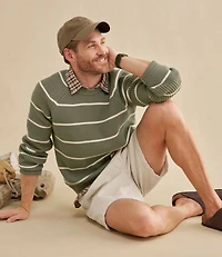 Men's Mariner Rib Crew Sweater, Stripe