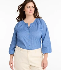 Women's Whisperweight Poplin Shirt, Long-Sleeve