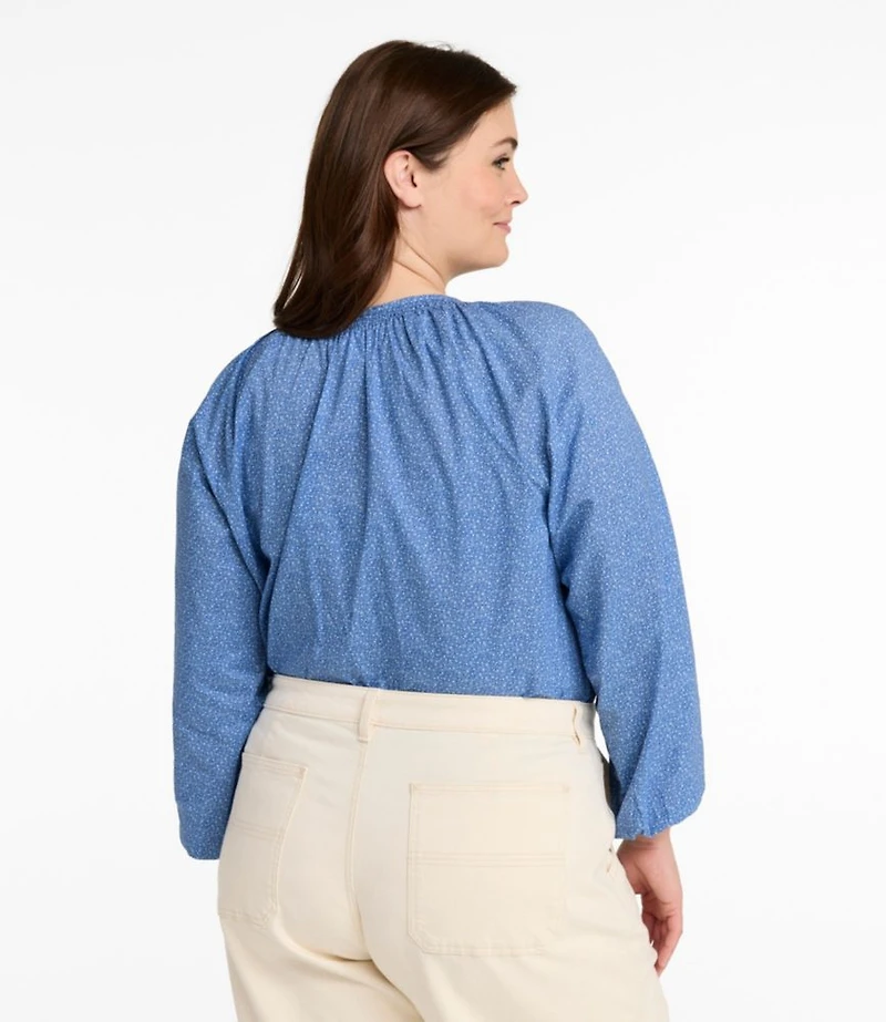 Women's Whisperweight Poplin Shirt, Long-Sleeve