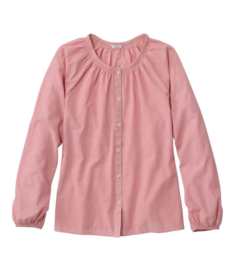 Women's Whisperweight Poplin Shirt, Long-Sleeve