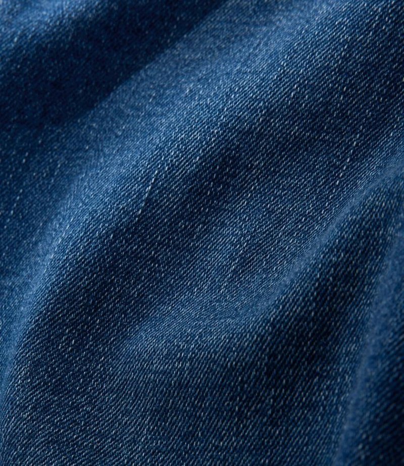 Women's L.L.Bean Go-Anywhere Jeans, Mid-Rise Patch Pocket Wide Straight-Leg