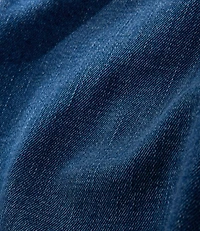 Women's L.L.Bean Go-Anywhere Jeans, Mid-Rise Patch Pocket Wide Straight-Leg