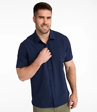 Men's VentureTek Seersucker Shirt, Short-Sleeve