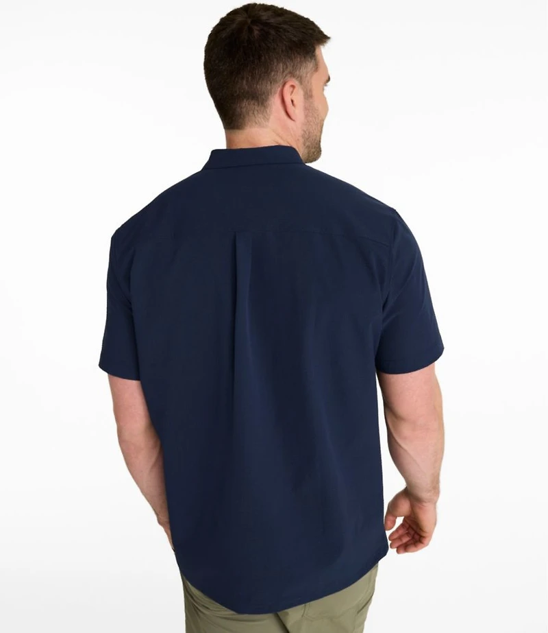 Men's VentureTek Seersucker Shirt, Short-Sleeve