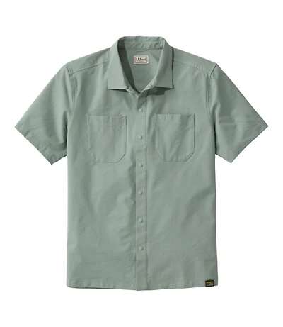 Men's VentureTek Seersucker Shirt, Short-Sleeve