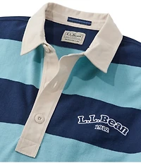 Men's Bean's Vintage Soft Rugby, Stripe Embroidered