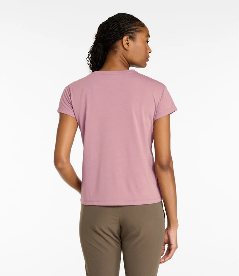 Women's Mountainside V-Neck Pocket Tee, Short Sleeve