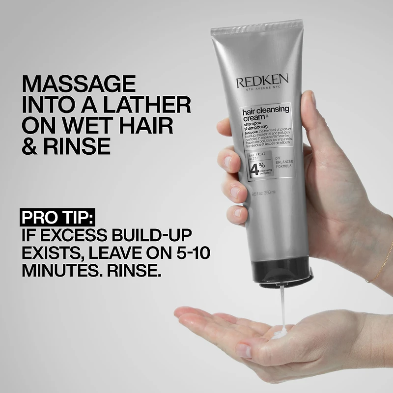 REDKEN Hair Cleansing Cream Clarifying Shampoo, Removes Buildup