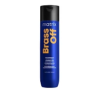 MATRIX Brass Off Blue Shampoo, For Brunettes, Neutralizes Brassy Tones