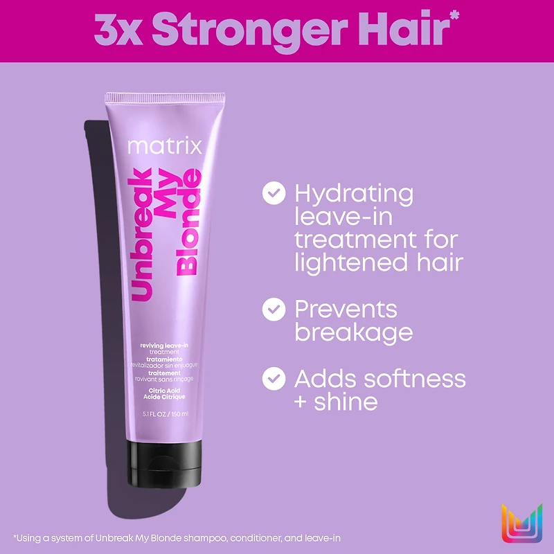 MATRIX Unbreak My Blonde Reviving Leave-In Treatment