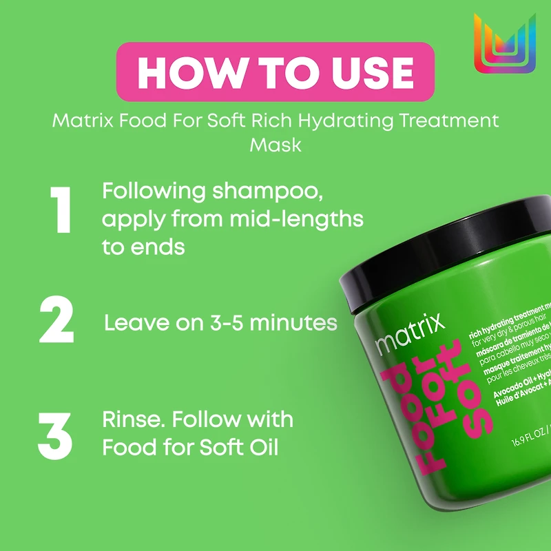 MATRIX Food For Soft Rich Hydrating Treatment Mask for Very Dry Hair