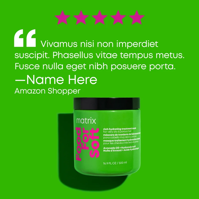 MATRIX Food For Soft Rich Hydrating Treatment Mask for Very Dry Hair