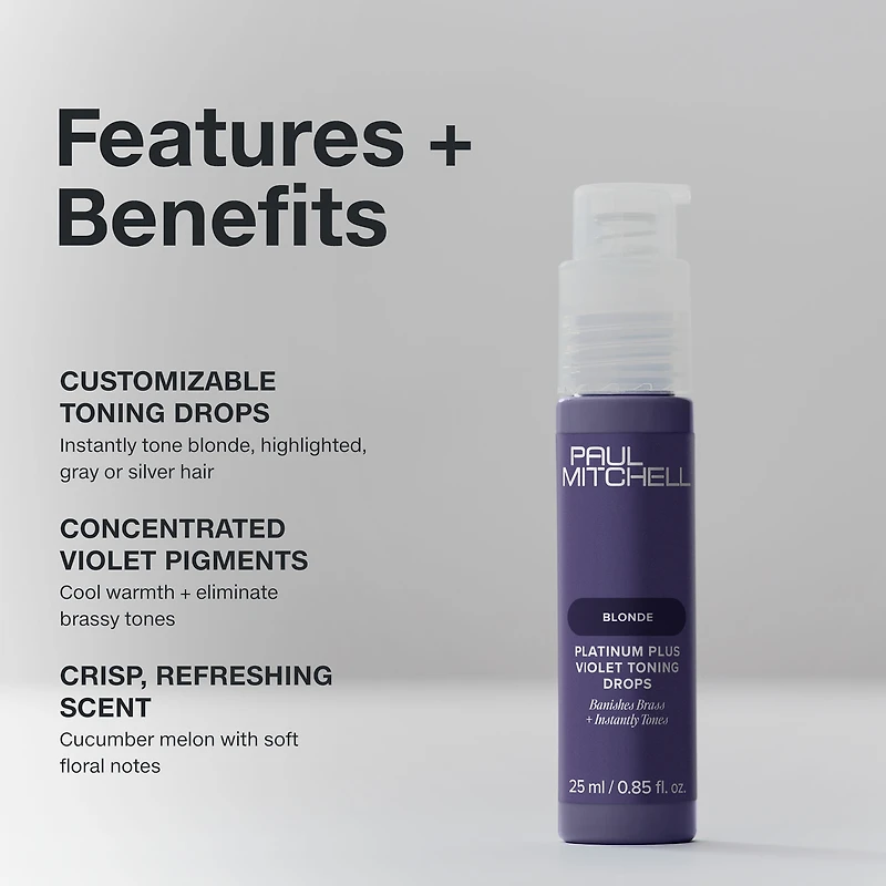 PAUL MITCHELL Platinum Plus Toning Drops
