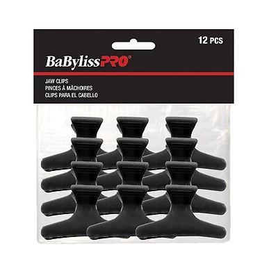 BABYLISSPRO Plastic Jaw Clips 12 Pack