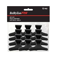 BABYLISSPRO Plastic Jaw Clips 12 Pack