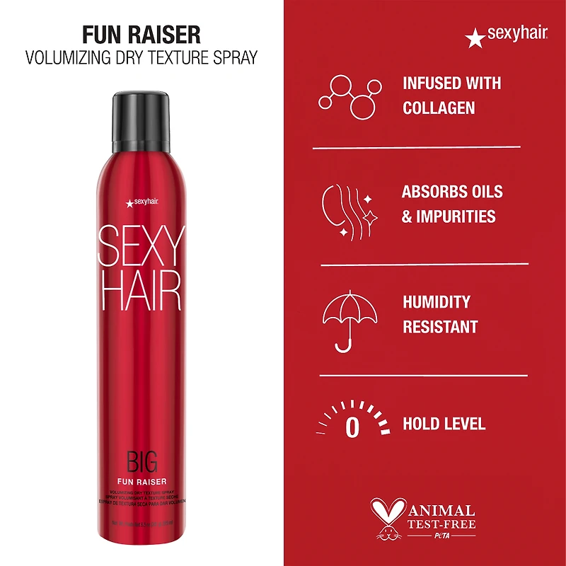 SEXY HAIR Big Fun Raiser Volumizing Dry Texture Hairspray