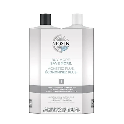 CLEARANCE NIOXIN System 1 Litre Duo