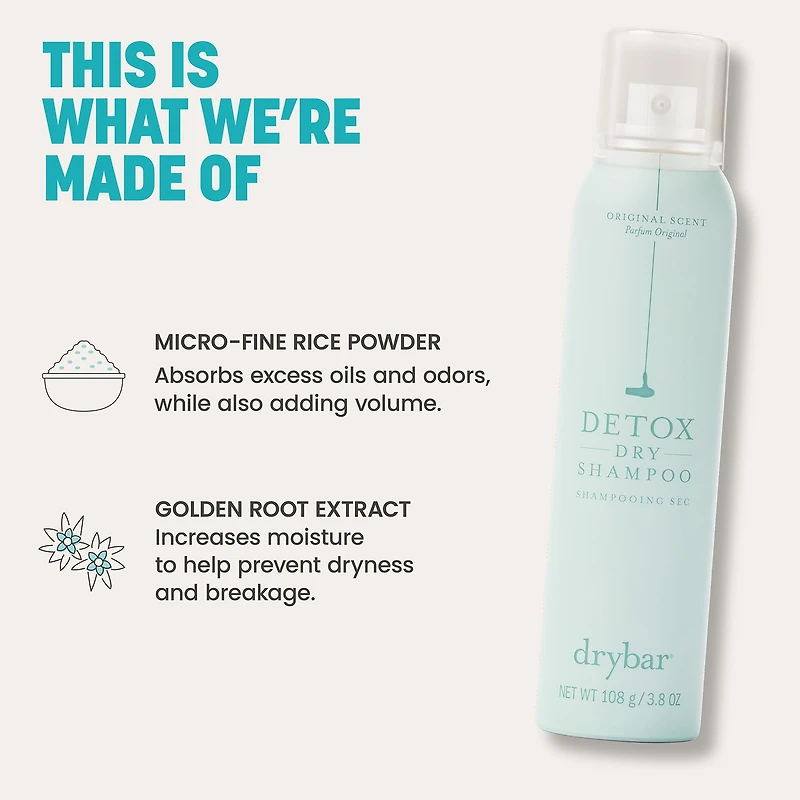 DRYBAR Detox Dry Shampoo Original Scent