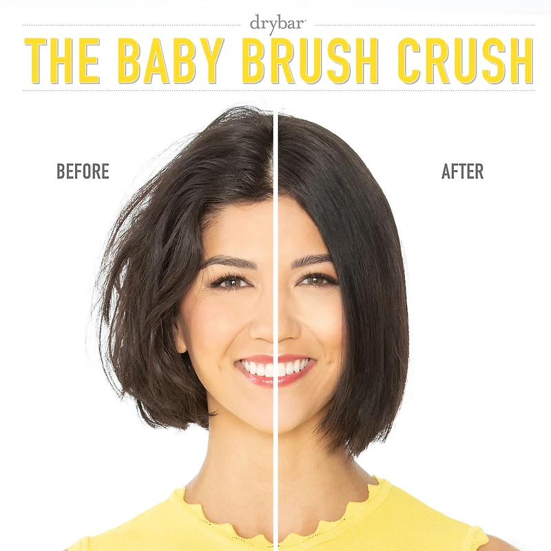 CLEARANCE DRYBAR The Baby Brush Crush Mini Heated Straightening Brush