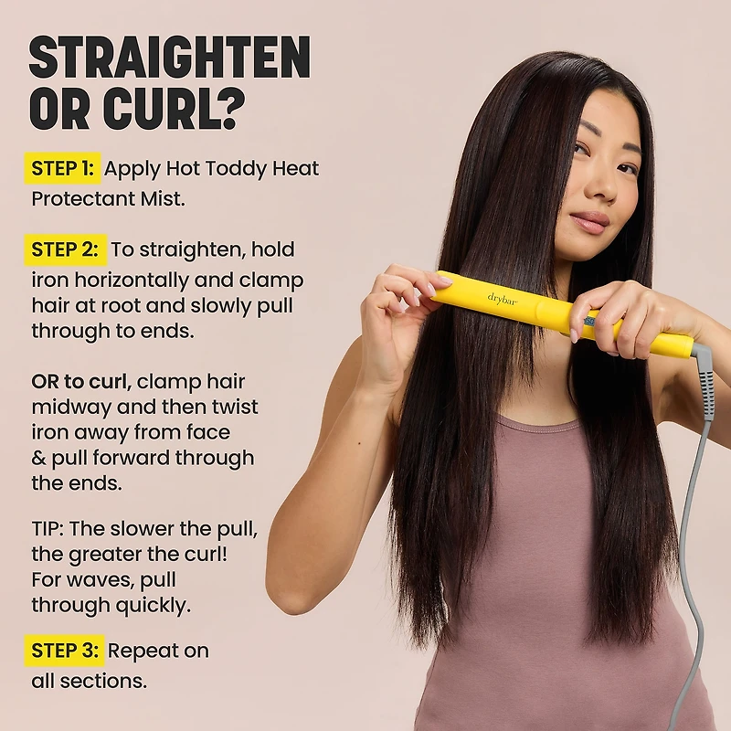 DRYBAR The Tress Press Straightening Iron